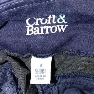 Croft & Barrow Women's Blue Skinny Pants Size 4